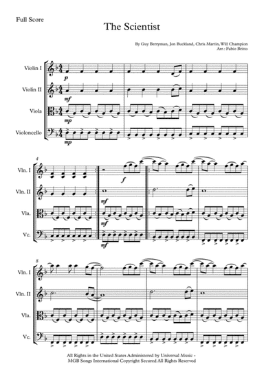 The Scientist (arr. Fabio Britto)