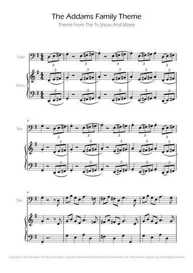 Addams Family Theme (arr. Ygor Nunes)
