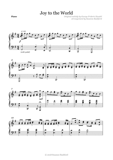 Joy to the World (arr. Susanne Bashford)