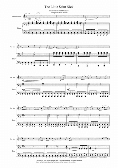 Little Saint Nick (arr. Mark Bisson)