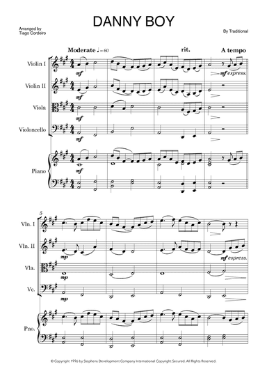 Danny Boy (arr. Tiago Cordeiro)