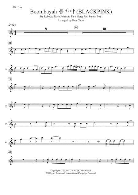 Boombayah (arr. Ken Chow)