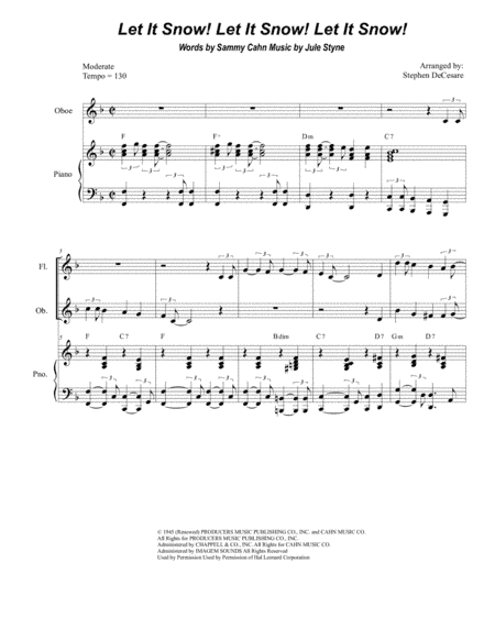 Let It Snow! Let It Snow! Let It Snow! (arr. Stephen DeCesare)