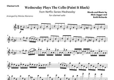 Paint It, Black (arr. Nikolas Marianno)