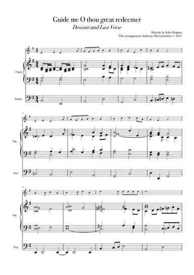 Guide of O thou great redeemer - Descant and Last Verse