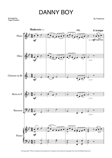 Danny Boy (arr. Tiago Cordeiro)