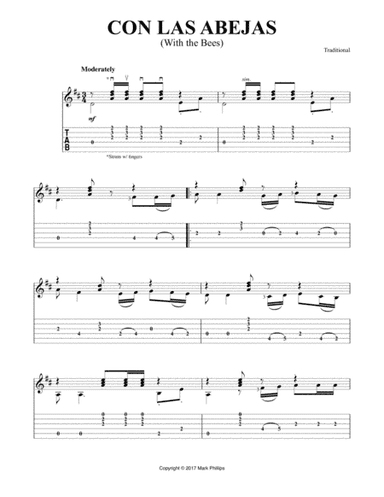 Con las abejas (With the Bees) (arr. Mark Phillips)