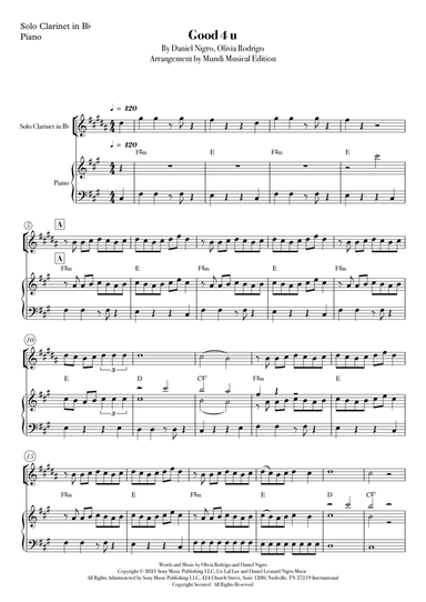 Good 4 U (arr. Mundi Musical Edition)