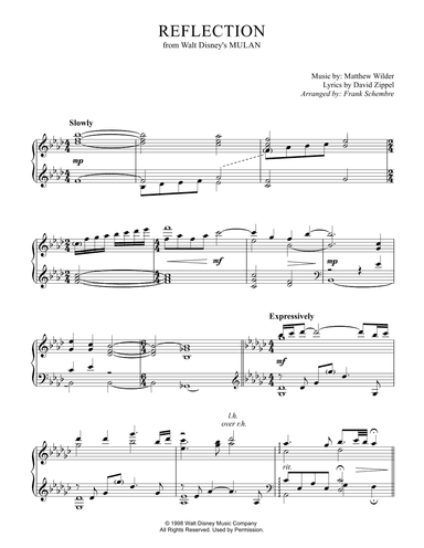 Reflection (arr. Frank Schembre)