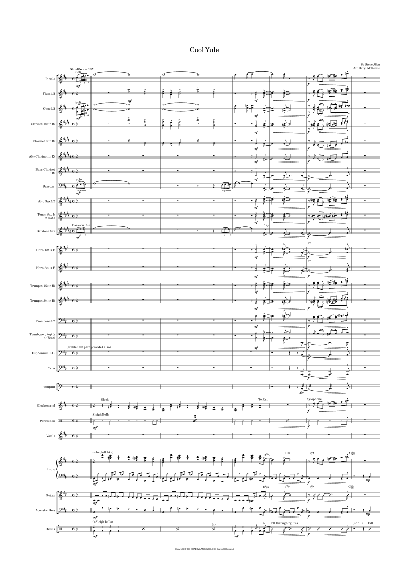 Cool Yule (arr. Daryl McKenzie)