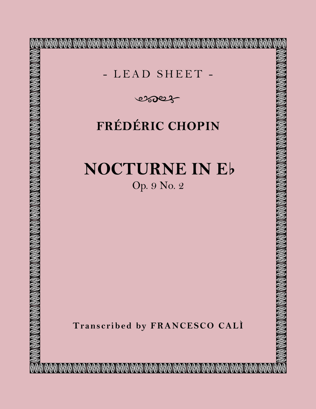 Nocturne in Eb (Op. 9 No. 2) (arr. Francesco Calì)