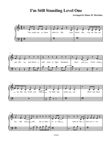 I'm Still Standing (arr. Diane M. McGahee)