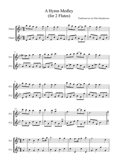 A Hymn Medley for Flute Duet (arr. Ellen Macpherson)