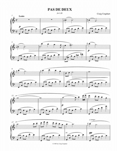 Craig Urquhart - PAS DE DEUX