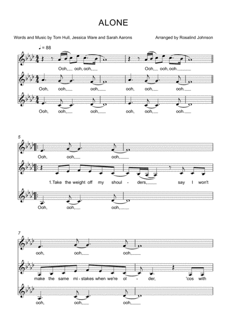 Alone (arr. Rosalind Johnson)