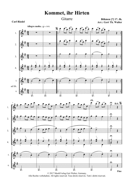 Come All Ye Shepherds (arr. Gert Th. Walter)