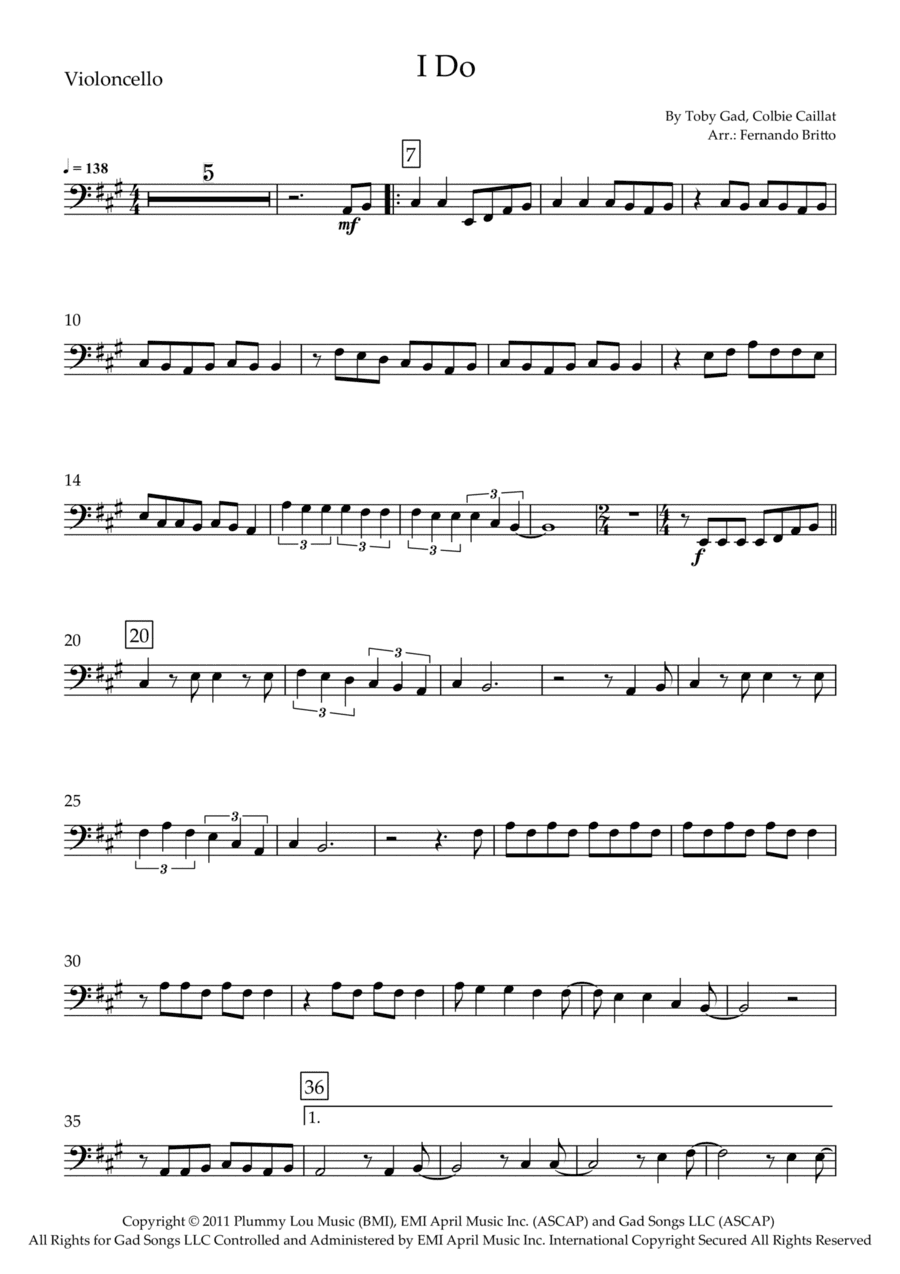 I Do (arr. Fernando Britto)