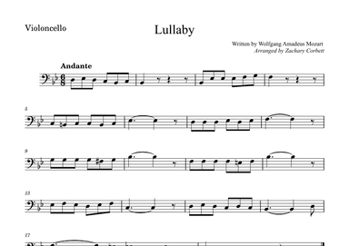 Lullaby (arr. Zachary Corbett)