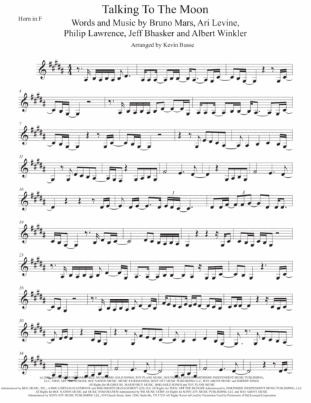 Talking To The Moon (arr. Kevin Busse)