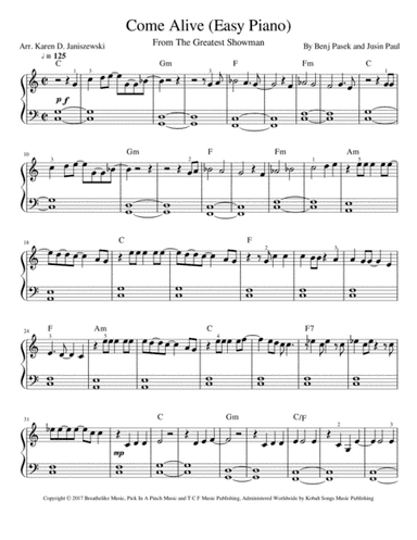Come Alive (arr. Karen D. Janiszewski)