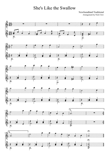 She's Like the Swallow (arr. Nick Clow)