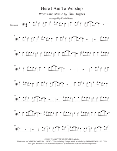 Here I Am To Worship (arr. Kevin Busse)