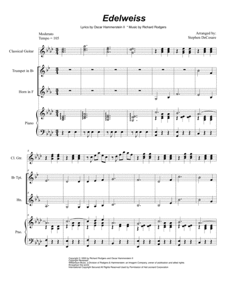Edelweiss (arr. Stephen DeCesare)