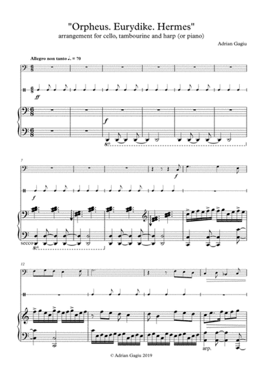 "Orpheus, Eurydike, Hermes", op. 66a