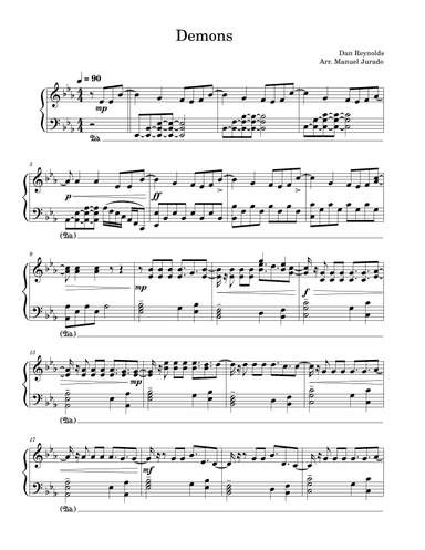 Demons (arr. Manuel Jurado)