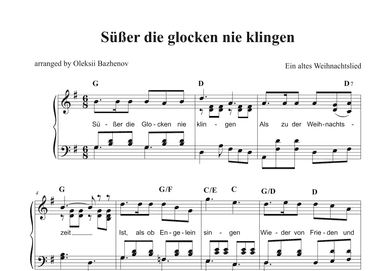 Süßer die glocken nie klingen (arr. Arranged buy Oleksii Bazhenov)