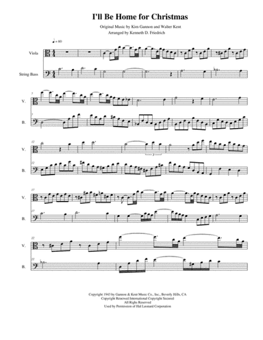 I'll Be Home For Christmas (arr. Kenneth D. Friedrich)