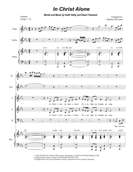 In Christ Alone (arr. Stephen DeCesare)