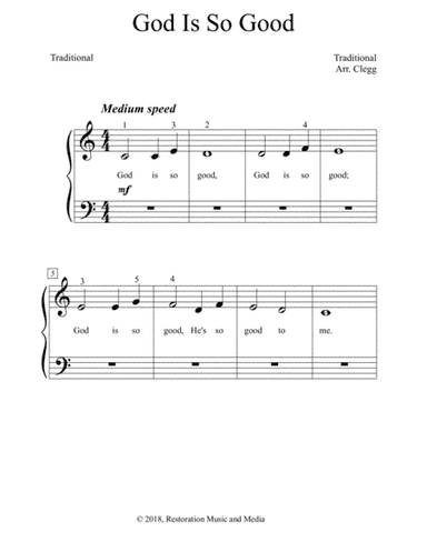 God Is So Good (arr. Colleen D. Clegg)