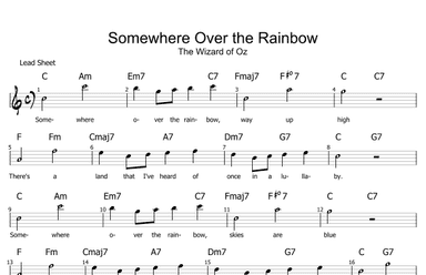 Over The Rainbow (from The Wizard Of Oz) (arr. Philip Jackson)
