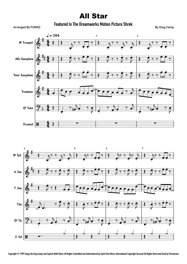 All Star (arr. FUNKD)