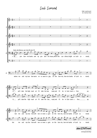 Loch Lomond (arr. Rochus Paul)