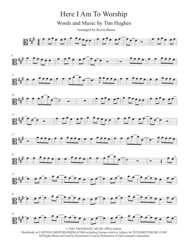 Here I Am To Worship (arr. Kevin Busse)