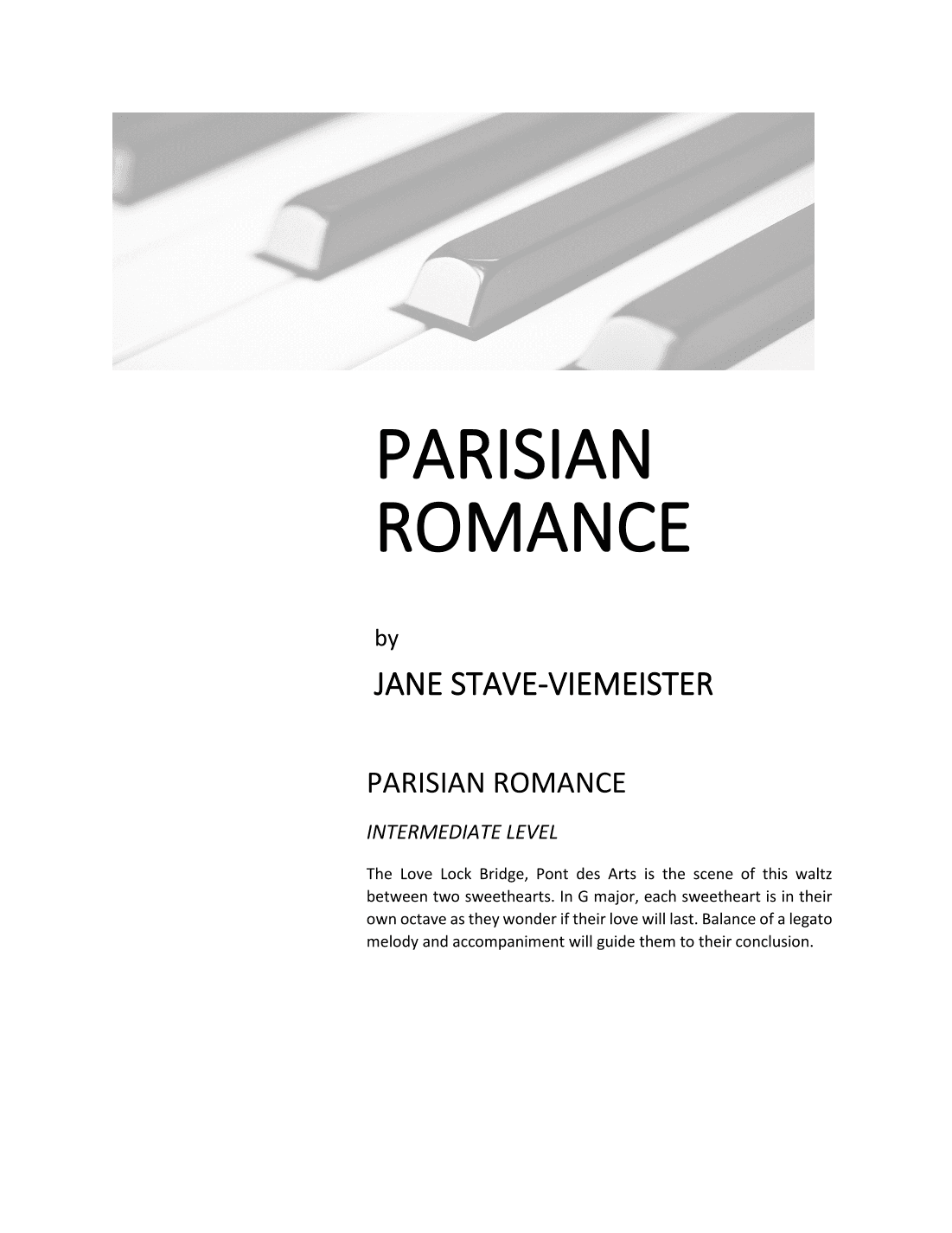 Parisian Romance