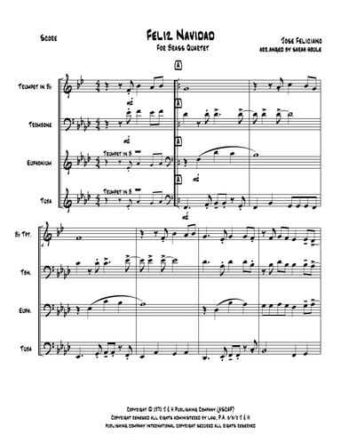 Feliz Navidad (arr. Sarah Houle)