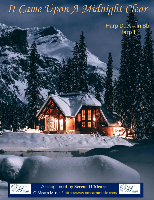 It Came Upon A Midnight Clear, Harp I - Key of Bb (arr. Serena O'Meara)