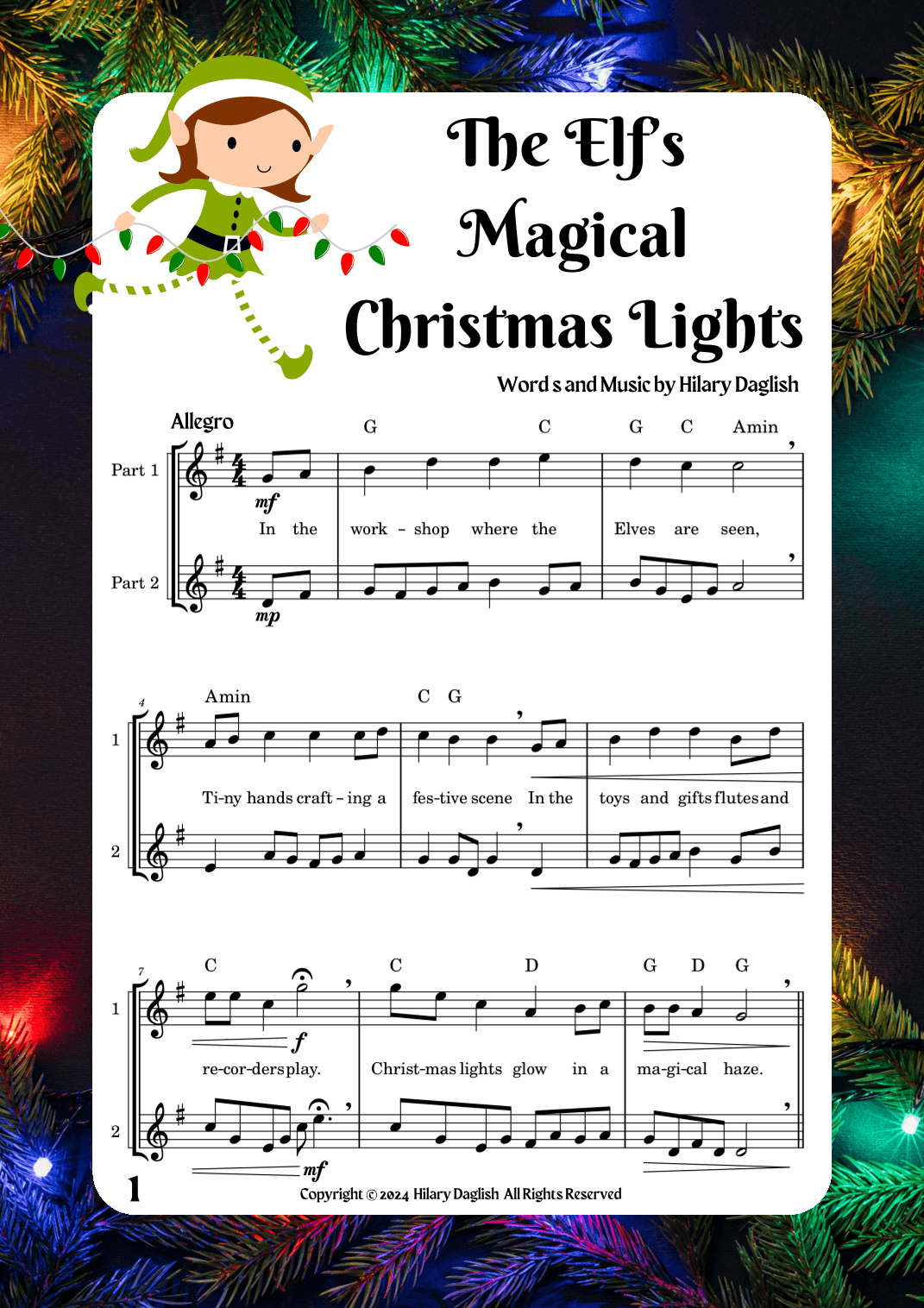The Elf's Magical Christmas Lights