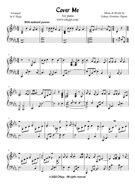 Cover Me (arr. CHajp)