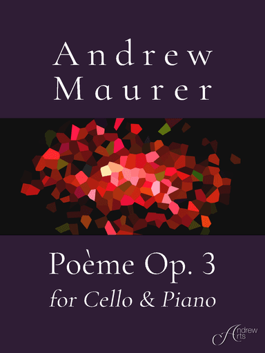 Poème Op. 3 for Cello & Piano