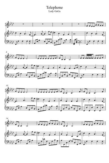 Telephone (arr. Lady Gaga)