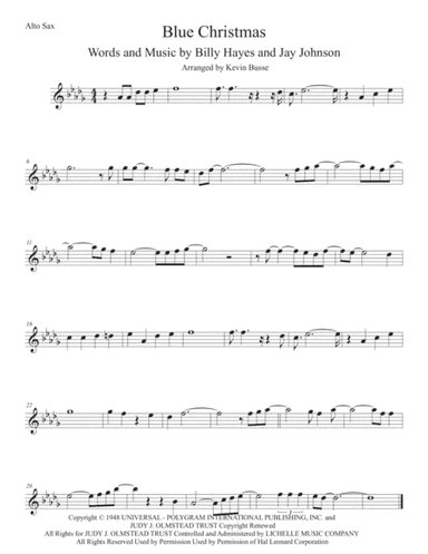 Blue Christmas (arr. Kevin Busse)