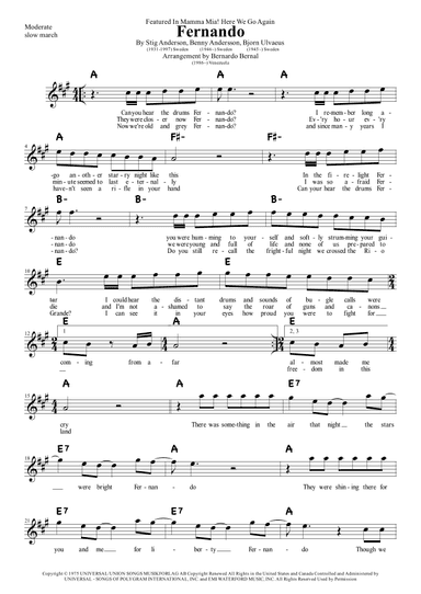Fernando (arr. Bernardo Bernal Hidalgo)