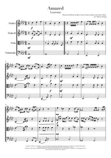 Amazed (arr. Athena Strings)