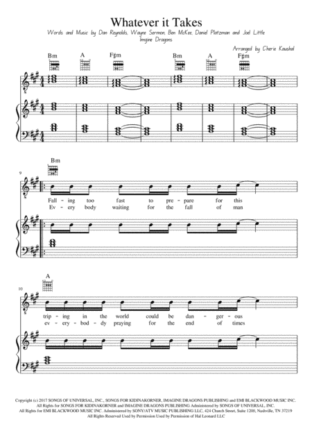 Whatever It Takes (arr. Cherie Kaushal)