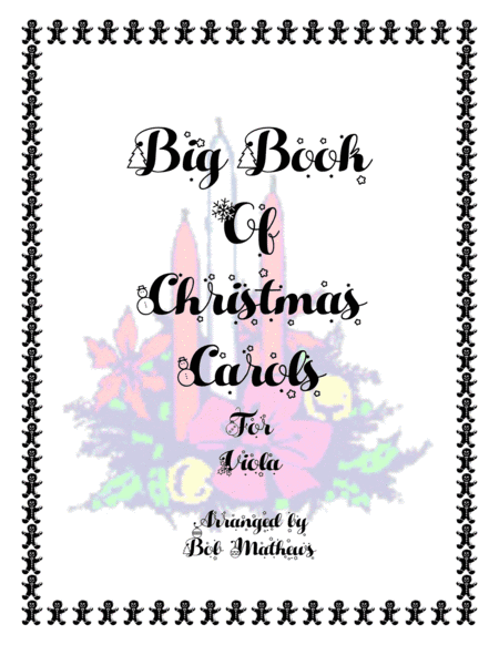 Big Book Of Christmas Carols for Viola (arr. Bob Mathews)