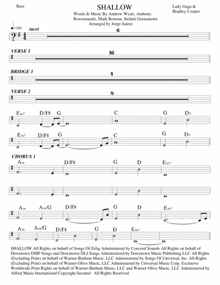 Shallow (arr. Jorge Juárez)